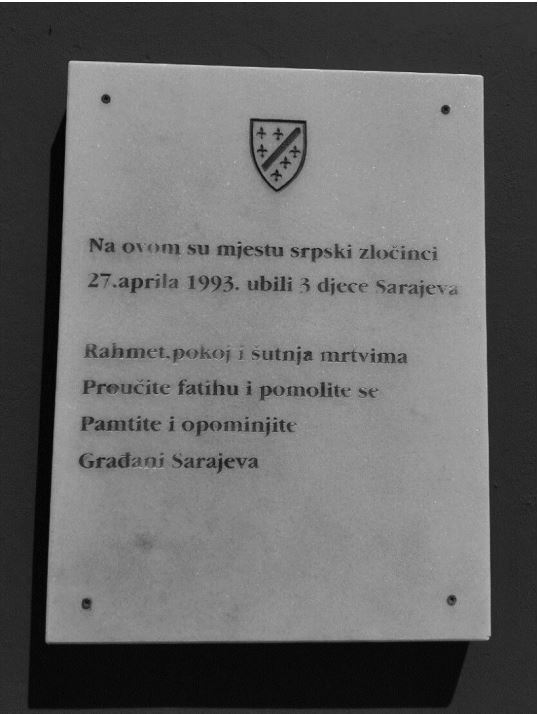 Izvor: UDIK / In Memoriam Centar Sarajevo (1992 - 1995)