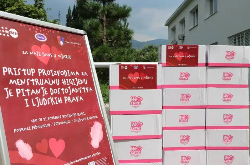 Kampanja "Za naše dane u mjesecu": Pristup menstrualnim potrepštinama pitanje je dostojanstva i ljudskih prava/Foto: Vlada Kantona Sarajevo